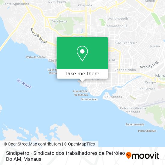 Sindipetro - Sindicato dos trabalhadores de Petróleo Do AM map