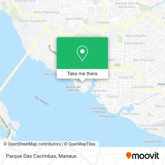 Parque Das Cacimbas map