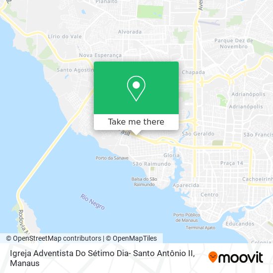 Igreja Adventista Do Sétimo Dia- Santo Antônio II map