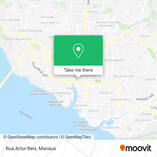 Rua Artur Reis map