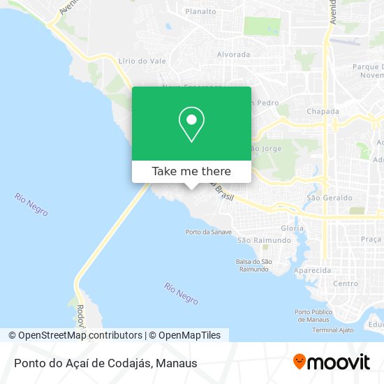 Ponto do Açaí de Codajás map