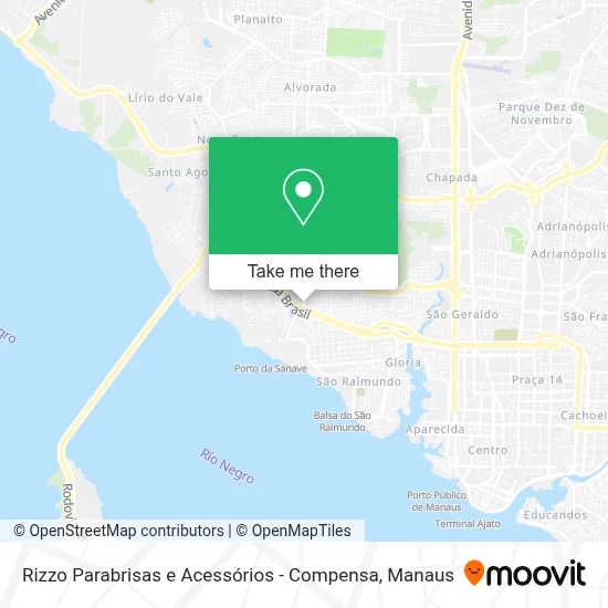 Rizzo Parabrisas e Acessórios - Compensa map