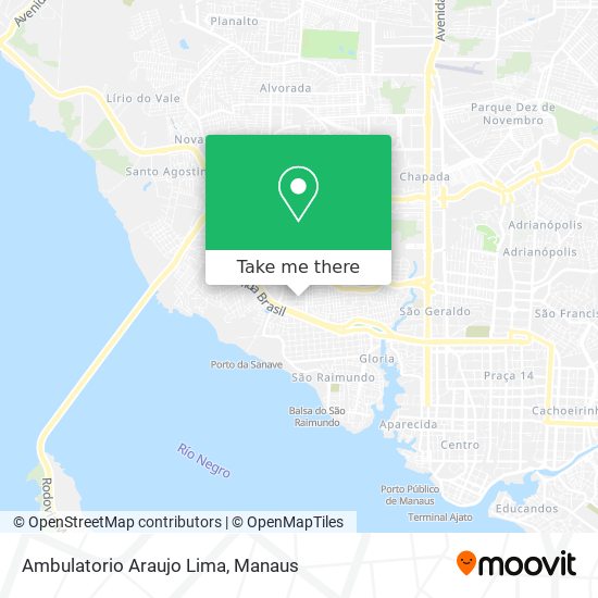 Mapa Ambulatorio Araujo Lima