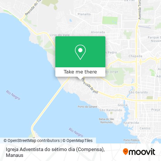 Igreja Adventista do sétimo dia (Compensa) map