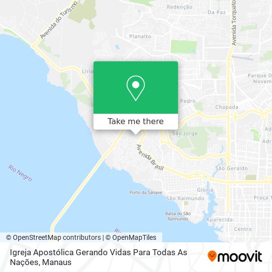 Igreja Apostólica Gerando Vidas Para Todas As Nações map