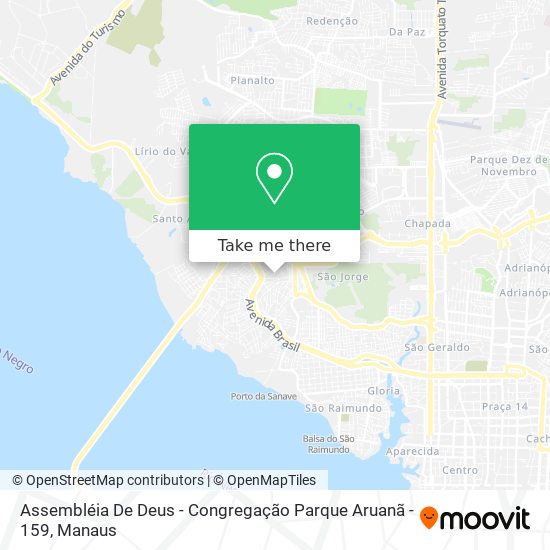 Assembléia De Deus - Congregação Parque Aruanã - 159 map