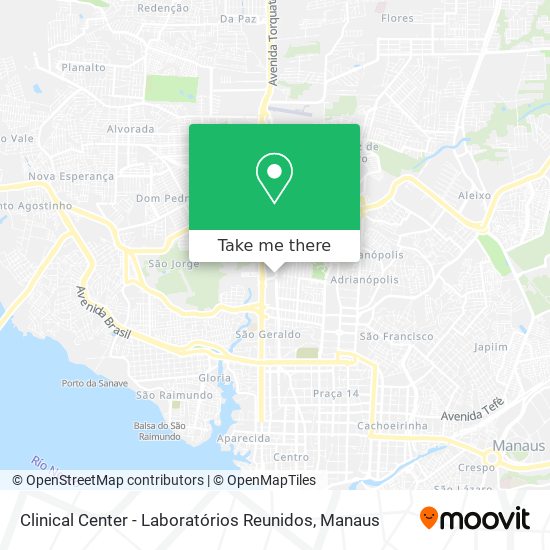 Clinical Center - Laboratórios Reunidos map