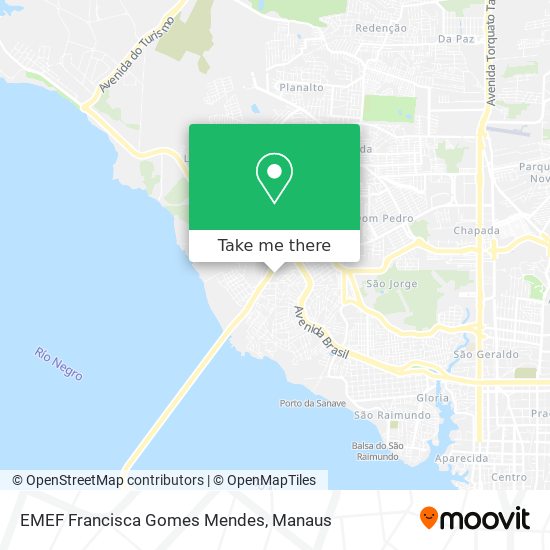 EMEF Francisca Gomes Mendes map