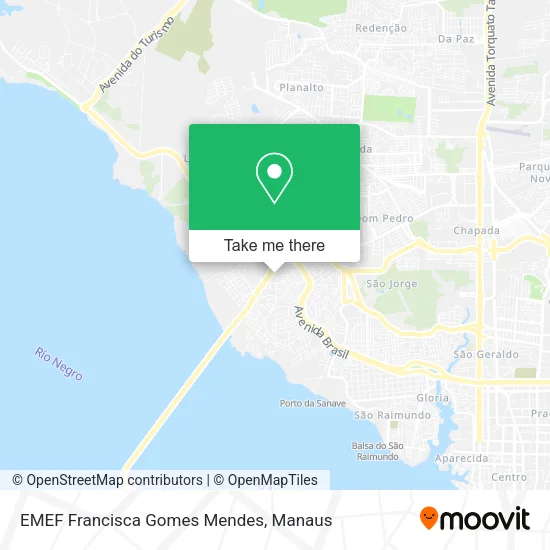 EMEF Francisca Gomes Mendes map