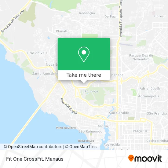 Fit One CrossFit map