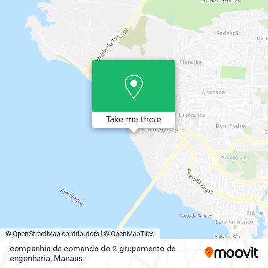 companhia de comando do 2 grupamento de engenharia map