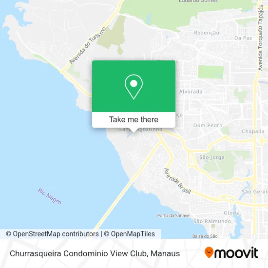 Churrasqueira Condominio View Club map