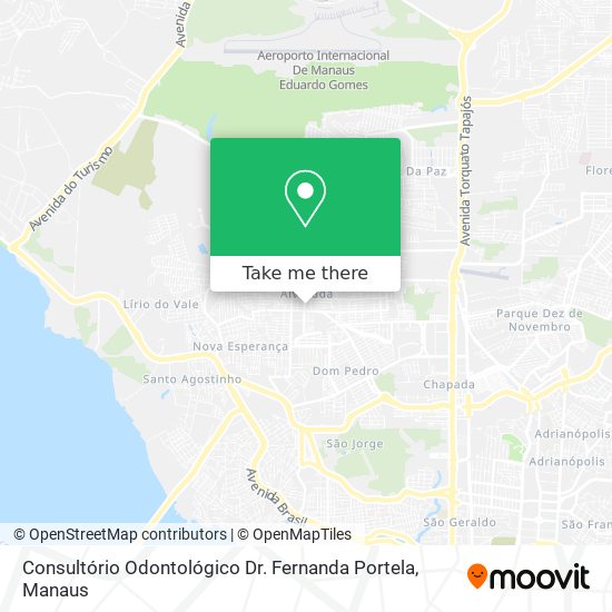 Consultório Odontológico Dr. Fernanda Portela map