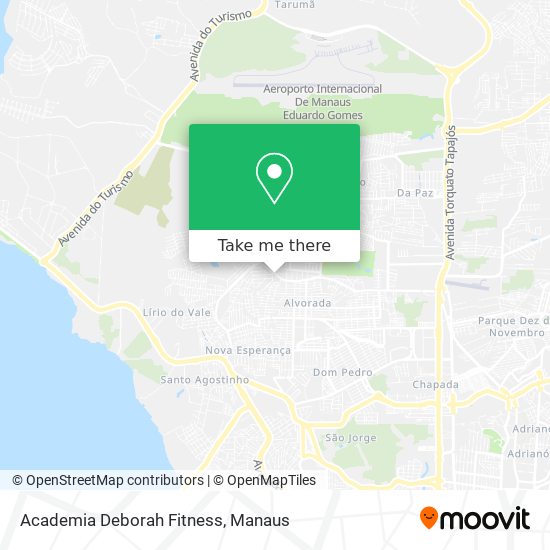 Academia Deborah Fitness map