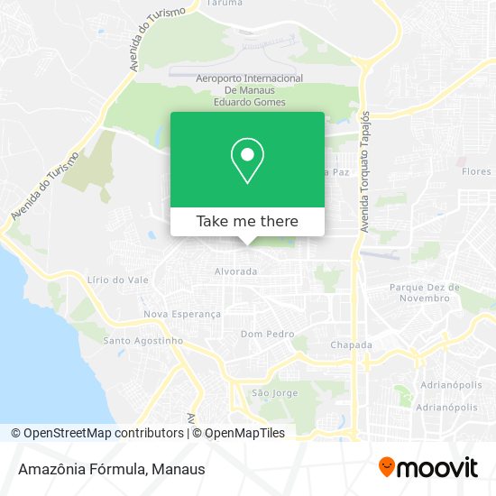Amazônia Fórmula map