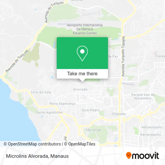 Microlins Alvorada map