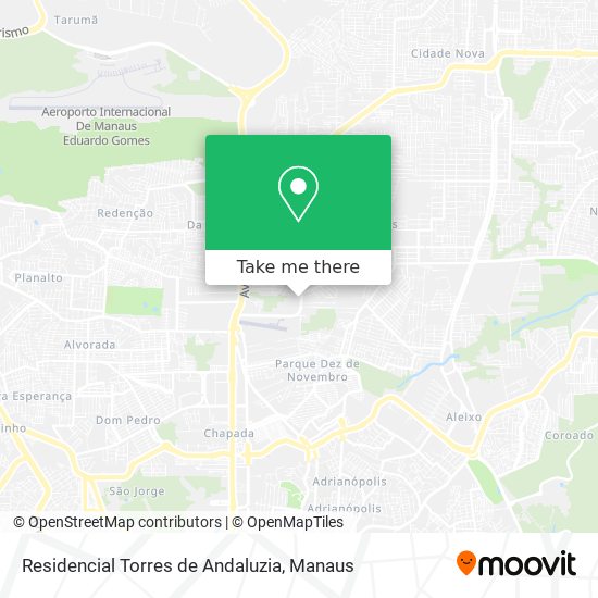 Mapa Residencial Torres de Andaluzia