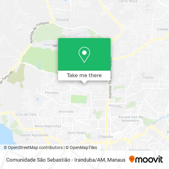 Comunidade São Sebastião - Iranduba / AM map