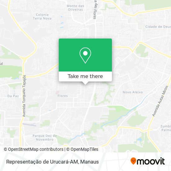 Representação de Urucará-AM map