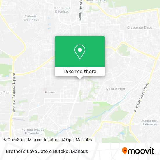 Brother's Lava Jato e Buteko map