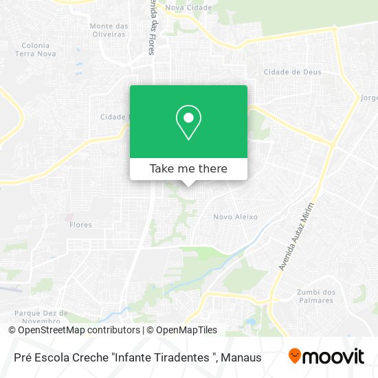 Pré Escola Creche "Infante Tiradentes " map
