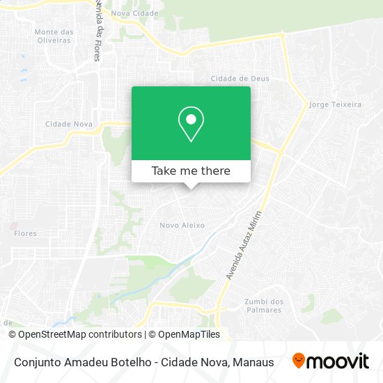 Conjunto Amadeu Botelho - Cidade Nova map