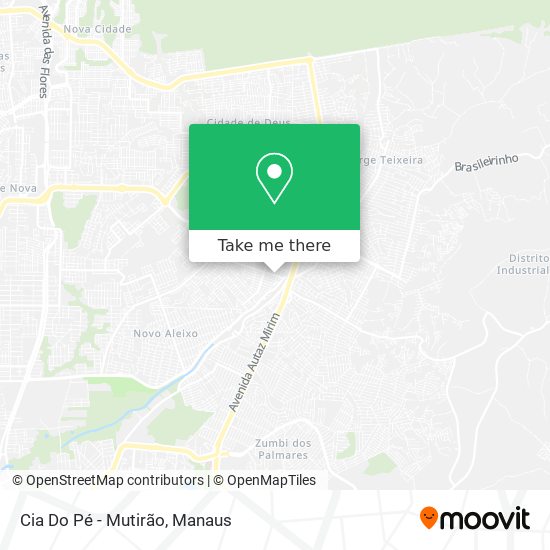 Cia Do Pé - Mutirão map