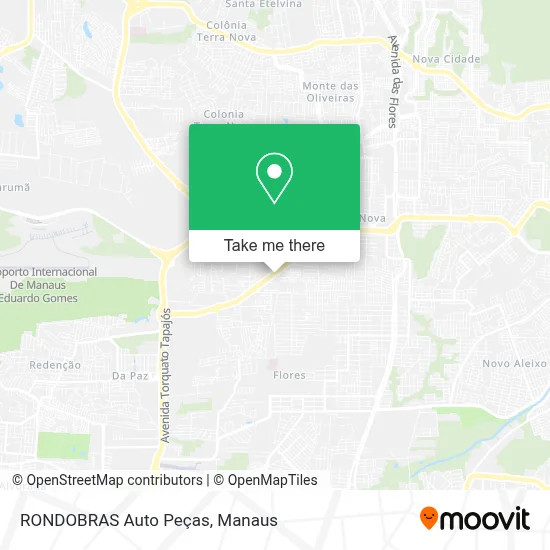 RONDOBRAS Auto Peças map