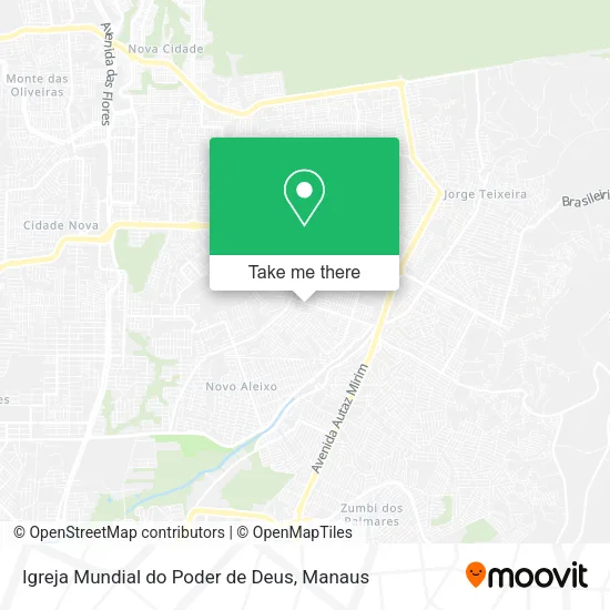 Igreja Mundial do Poder de Deus map