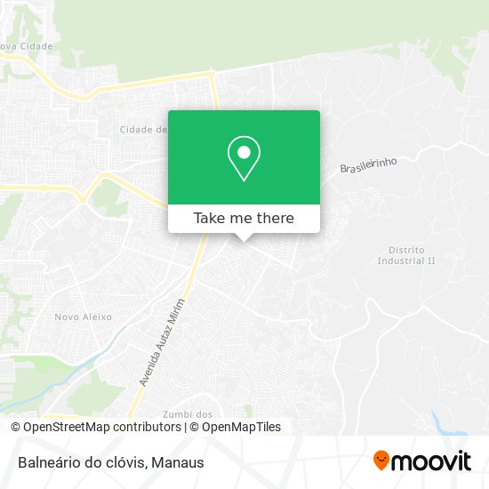 Balneário do clóvis map