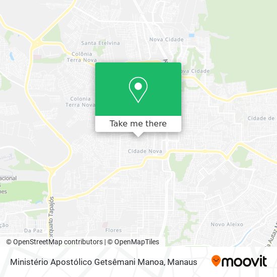 Ministério Apostólico Getsêmani Manoa map