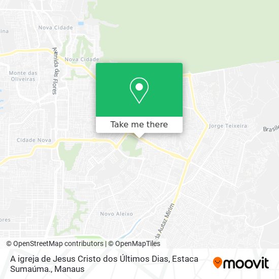 Mapa A igreja de Jesus Cristo dos Últimos Dias, Estaca Sumaúma.