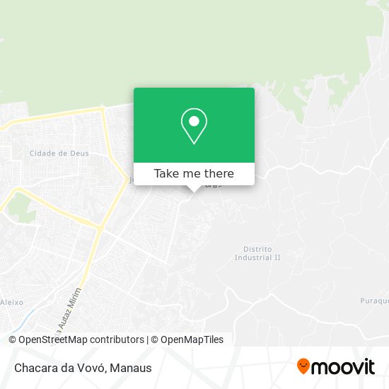 Chacara da Vovó map