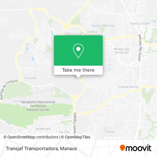 Mapa Transjaf Transportadora