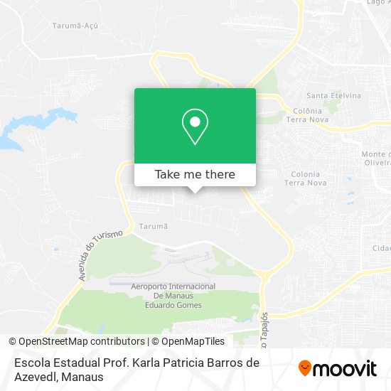 Mapa Escola Estadual Prof. Karla Patricia Barros de Azevedl