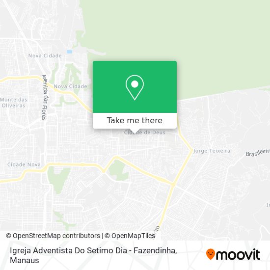 Igreja Adventista Do Setimo Dia - Fazendinha map