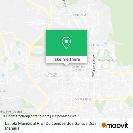 Mapa Escola Municipal Prof Dulcenides dos Santos Dias