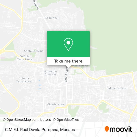 C.M.E.I. Raul Davila Pompéia map