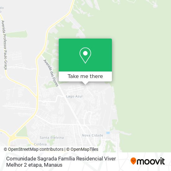 Comunidade Sagrada Família Residencial Viver Melhor 2 etapa map