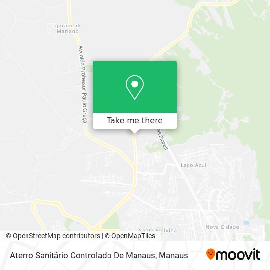 Aterro Sanitário Controlado De Manaus map