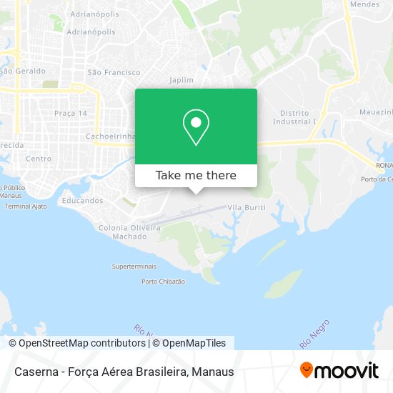 Caserna - Força Aérea Brasileira map