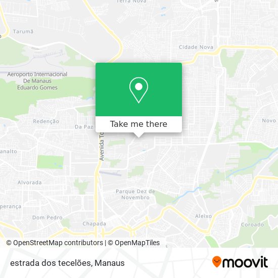 estrada dos tecelões map