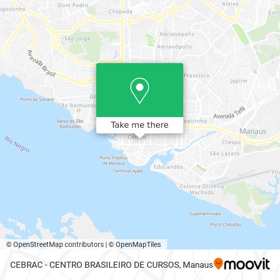 CEBRAC - CENTRO BRASILEIRO DE CURSOS map