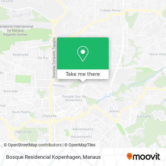 Bosque Residencial Kopenhagen map