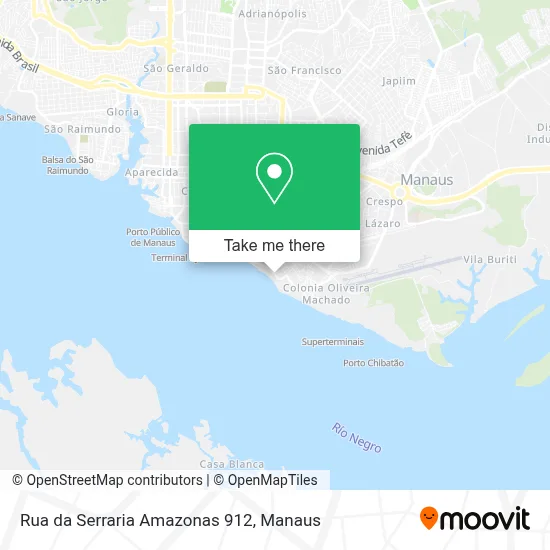 Rua da Serraria Amazonas 912 map