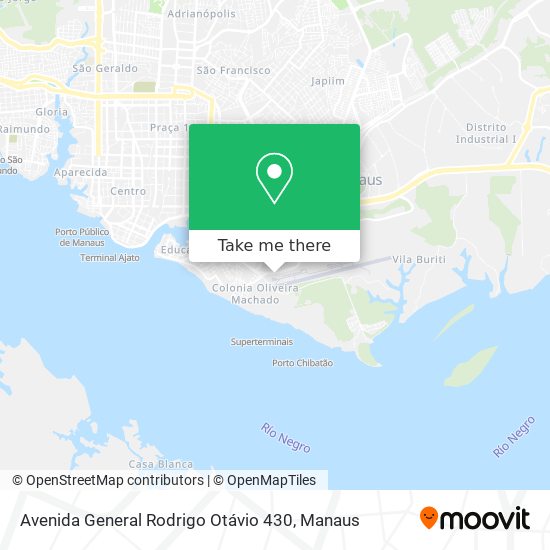 Avenida General Rodrigo Otávio 430 map