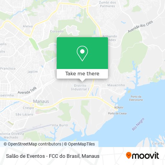 Salão de Eventos - FCC do Brasil map