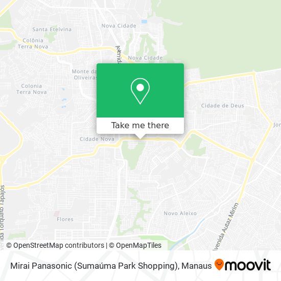 Mirai Panasonic (Sumaúma Park Shopping) map