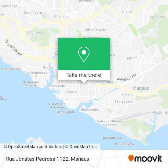 Mapa Rua Jonatas Pedrosa 1122