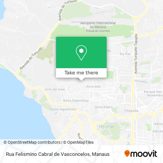 Rua Felismino Cabral de Vasconcelos map